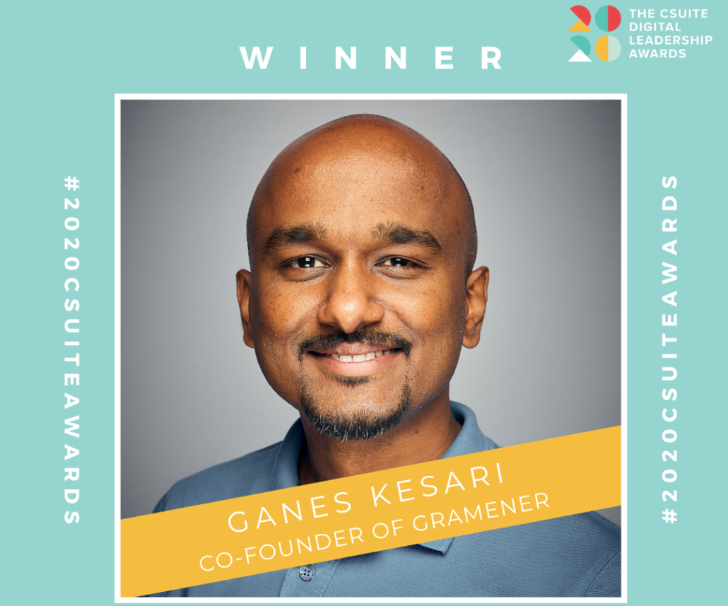 Ganes Kesari - CSuite Award Winner - Best blog by a business leader